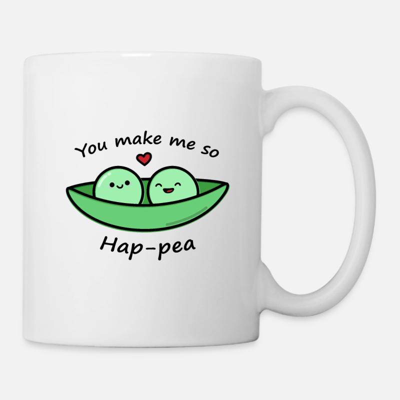 Süße Erbse - Tasse - Weiß