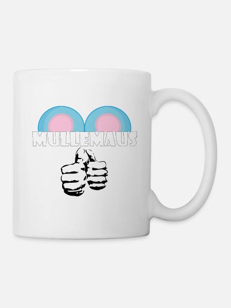 Kosename Mullemaus Geschenkidee - Tasse - Weiß