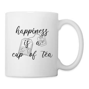 thé - Mug blanc - blanc - Droite