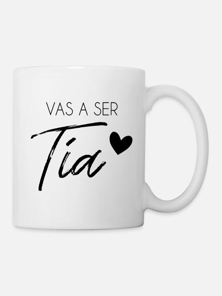 vas a ser tía - Tasse - Weiß