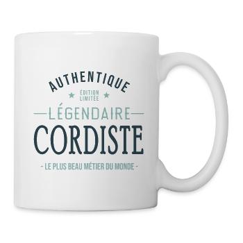 Cordiste légendaire profession métier cordiste - Mug blanc - blanc - Droite