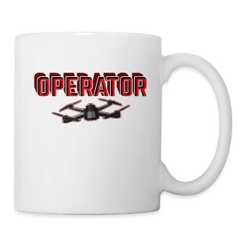 Opérateur Drone Pilot Drone drones cadeau - Mug blanc - blanc - Droite