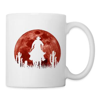 Red Moon Cowboy - Mug - white - Right