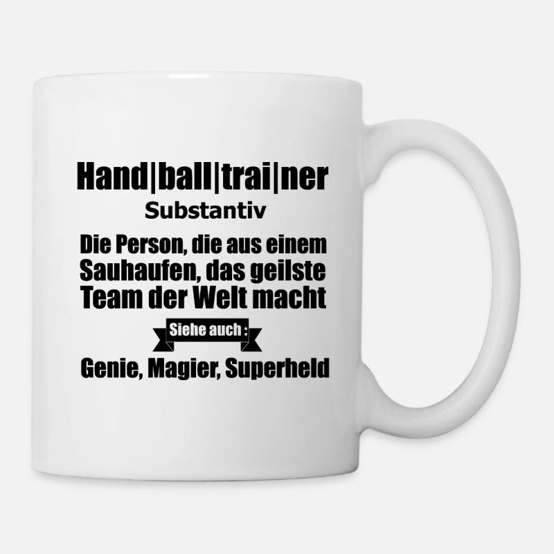 Bester Handballtrainer der Welt - Tasse - Weiß