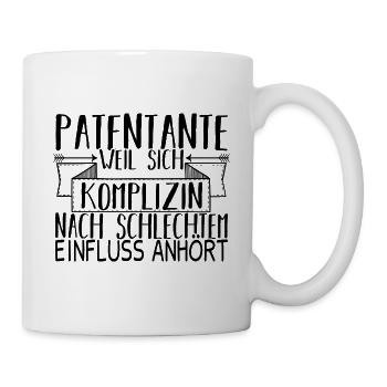 Patentante Firmung Christentum Geschenk - Tasse - Weiß - Rechts