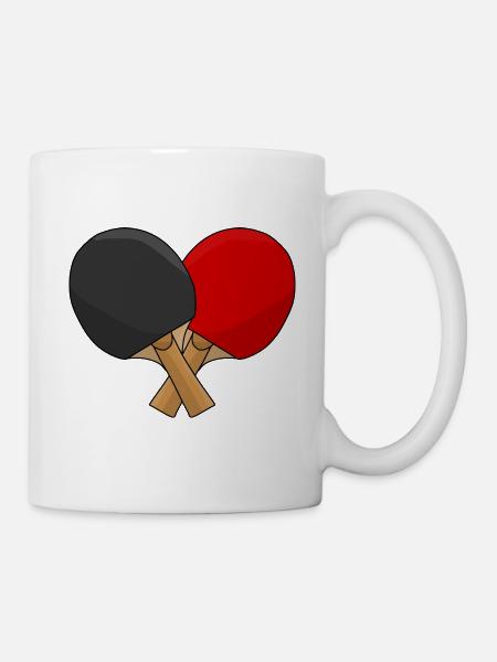 Tischtennis - Tasse - Weiß