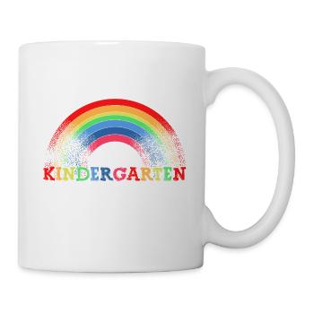 Kindergarten Absolventin Kita Kinderhort Geschenk - Tasse - Weiß - Rechts