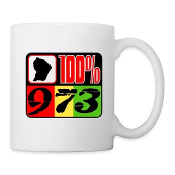 100% 973 Guyane - Mug blanc - blanc - Droite