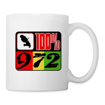 100% 972 Martinique - Mug blanc - blanc - Droite