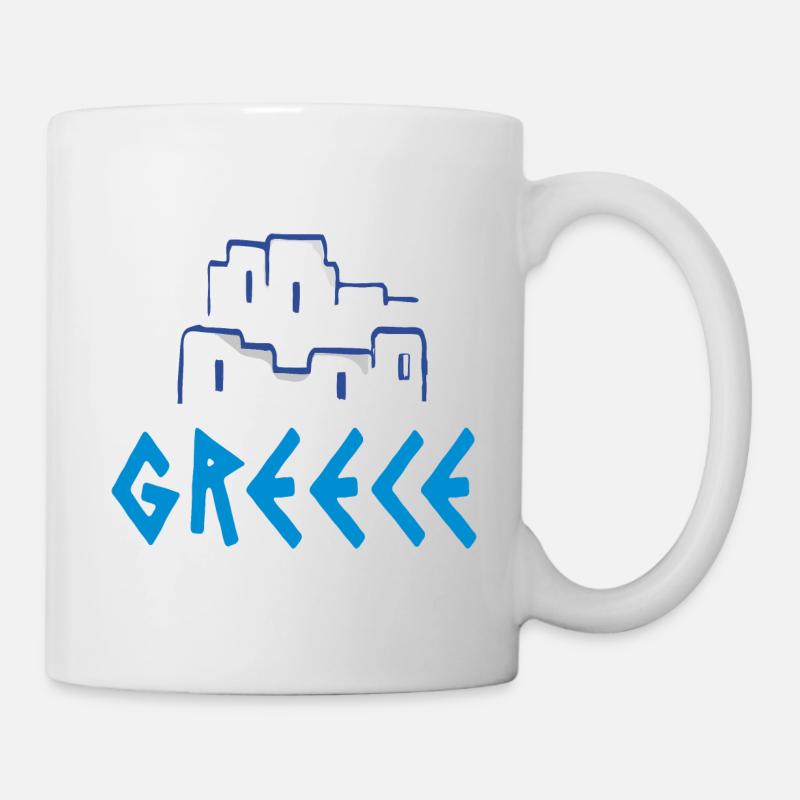 Grèce - Mug blanc - blanc