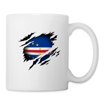 Kap Verde im Herzen - Tasse - Weiß - Rechts