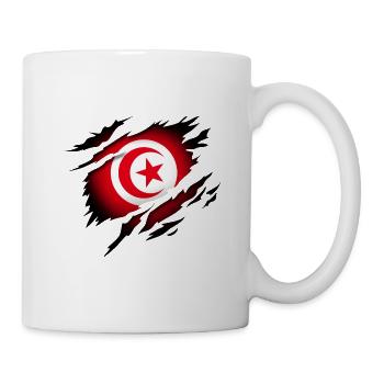 La Tunisie dans l’âme - Mug blanc - blanc - Droite