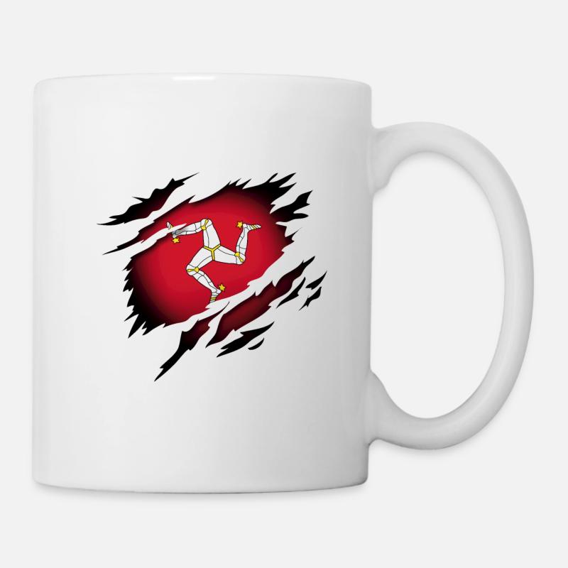 L’île de Man dans l’âme - Mug blanc - blanc