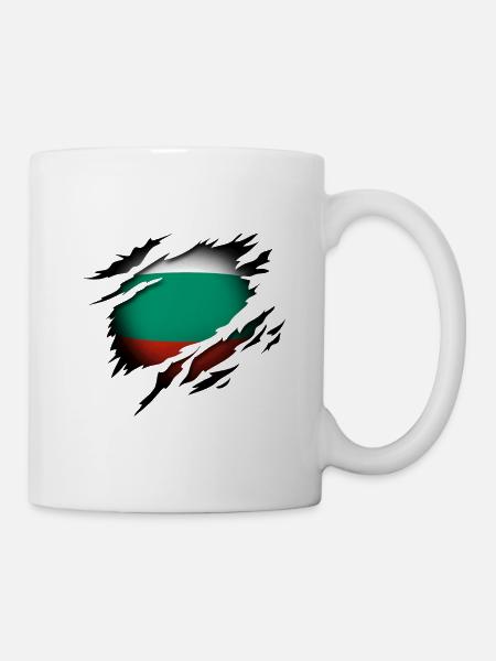 Bulgarien im Herzen - Tasse - Weiß