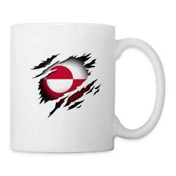 Le Groenland dans l’âme - Mug blanc - blanc - Droite
