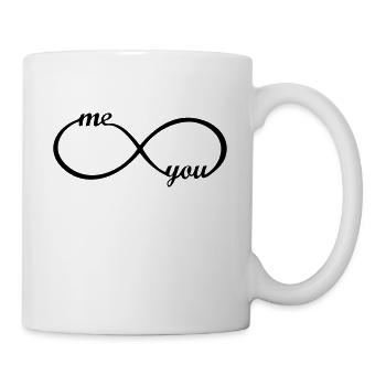 I love you Girlfriend Boyfriend Freund Freundin - Tasse - Weiß - Rechts