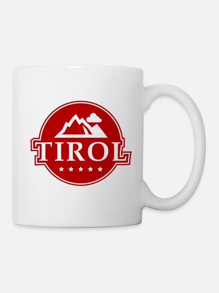 Tirol Berge - Tasse - Weiß
