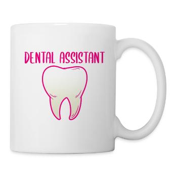 Dentist Dental Assistant Practice Teeth I Gift - Mug - white - Right
