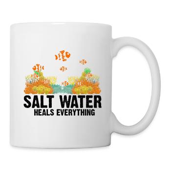 Plongeurs en eau salée Plongée Biologiste marin Sea Ozea - Mug blanc - blanc - Droite