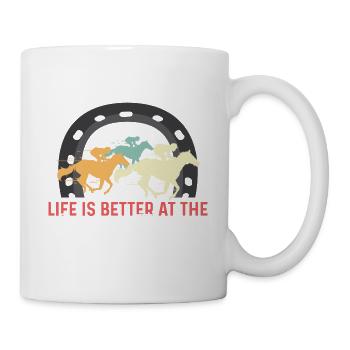 The Horse Track Stallknecht Gift - Mug - white - Right