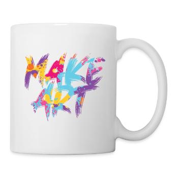 L’art empoisonne les peintres - Mug blanc - blanc - Droite