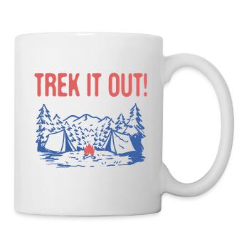 Trek it Out Randonnée Mountain Hiker Summit Camping - Mug blanc - blanc - Droite