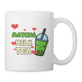 Asiatisches Japanischer Tee Matcha Tea I Geschenk - Tasse - Weiß - Rechts