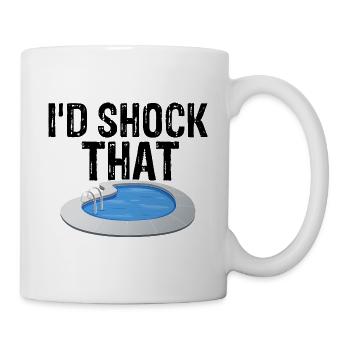 Pool Guy Design für Poolboy und Poolreiniger - Tasse - Weiß - Rechts