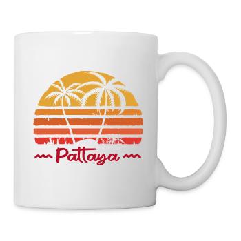 Pattaya City Thailand Asia Travel Party. - Mug blanc - blanc - Droite