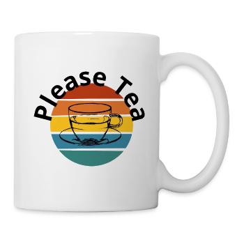 Please Tea - Tasse - Weiß - Rechts