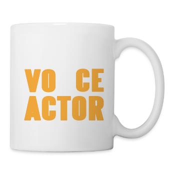 Voice Actor Awesome Designs T-Shirt Present Gift - Mug - white - Right