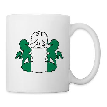 Nigeria Wappen - Tasse - Weiß - Rechts