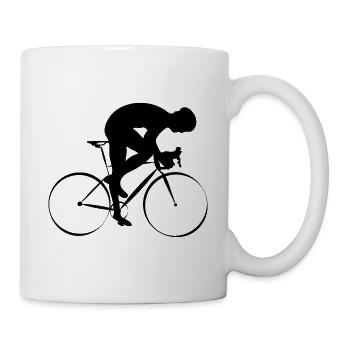 Cyclisme Vélo de route Vélo Gravel Contre-la-montre Vélo - Mug blanc - blanc - Droite