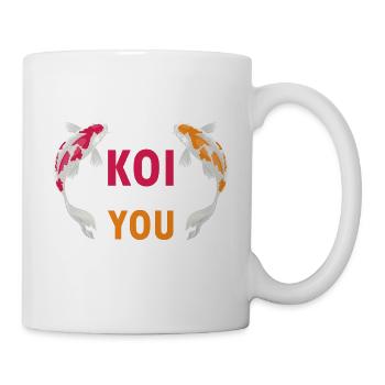 Koi Make Me Happy You Not So Much Funny Koi Tea - Mug - white - Right