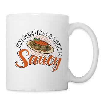 Noodles Noodle Lover Lasagne Spaghetti Cadeau - Mug blanc - blanc - Droite