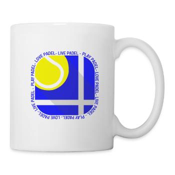 Padel - Cadeau pour amateur de padel - Mug blanc - blanc - Droite