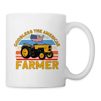 Tractor Cattle Breeder Farmer Gift - Mug - white - Right