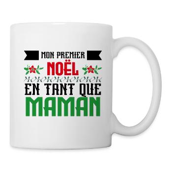 mon premier noël en tant que maman - Mug blanc - blanc - Droite