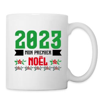 Mon Premier Noel 2023 - Mug blanc - blanc - Droite