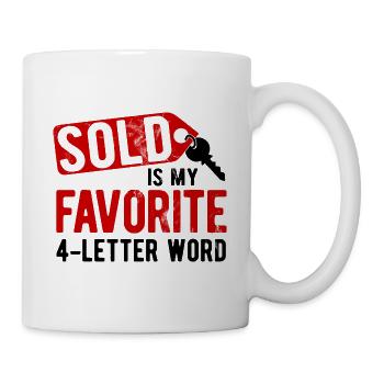 Immobilien-Händler Für Immobilien-Makler - Tasse - Weiß - Rechts