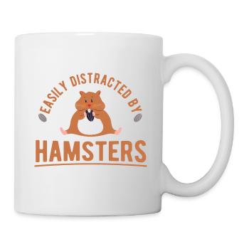 Nagetier Hamster - Tasse - Weiß - Rechts