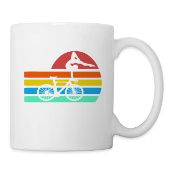 Retro ART CYCLING Awesome Art Cycler Designs - Mug - white - Right