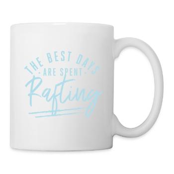 On passe les meilleurs jours à faire du rafting Rafter - Mug blanc - blanc - Droite