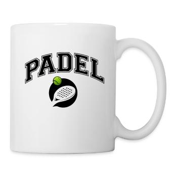 Padel - Geschenk für Padel-Spieler - Tasse - Weiß - Rechts