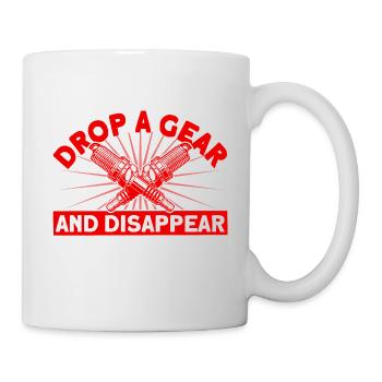 Drag Racing Drag Race Autorennen Geschenk - Tasse - Weiß - Rechts