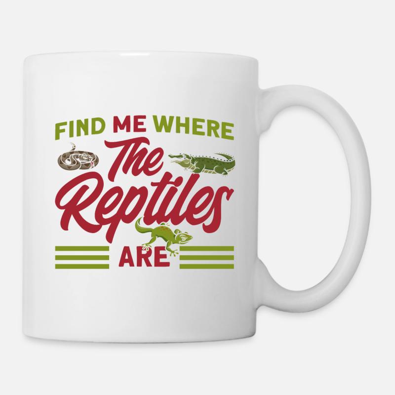 Reptiles Reptile Lovers Lézards Cadeau - Mug blanc - blanc