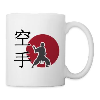 Karate. Kampfsport. Geschenkidee. Japan. - Tasse - Weiß - Rechts