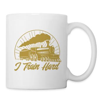 Model Railway Trains Train Driver Gift - Mug - white - Right
