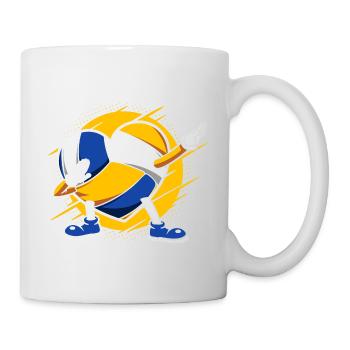 Kids Dabbing Volleyball Player Beach Volleyball - Mug - white - Right