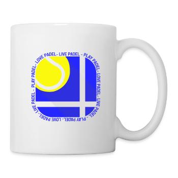 Padel - Cadeau pour joueurs de padel - Mug blanc - blanc - Droite